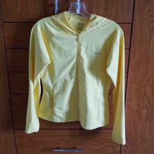 Reebok yellow running jacket